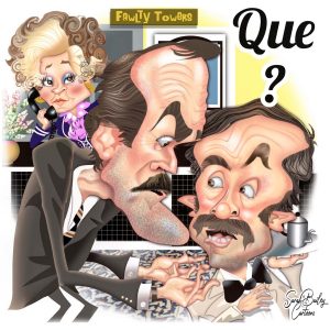 Faulty Towers by Sarah Bailey Cartoons