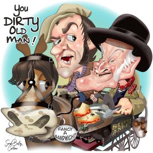 Steptoe and Son by Sarah Bailey Cartoons