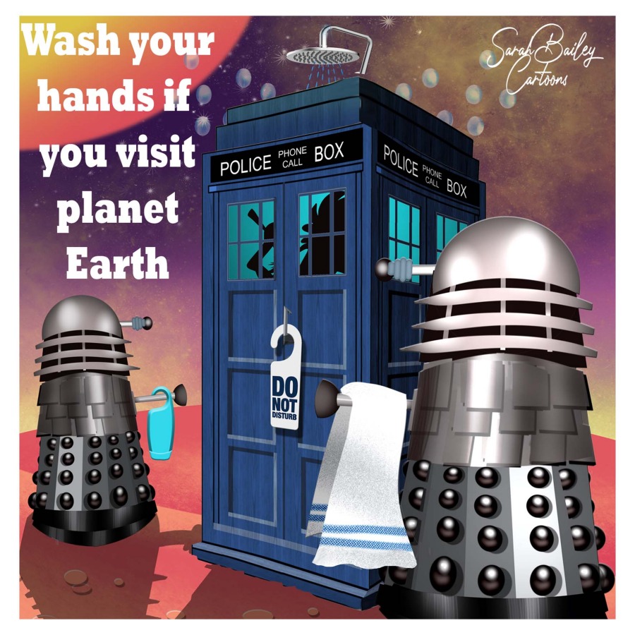 Dr Who by Sarah Bailey Cartoons